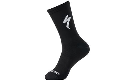 SOFT AIR TALL LOGO SOCK BLK/WHT