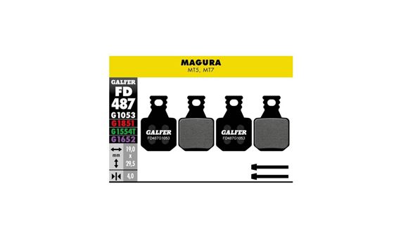 PASTILLAS GALFER STANDARD MAGURA MT5 - MT7