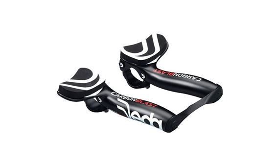 EXTENSIONES DEDA CARBON BLAST 31.7 NEGRO/BLANCO