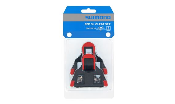 CALAS SHIMANO PEDAL SPD-SL SH10 ROJO 0º